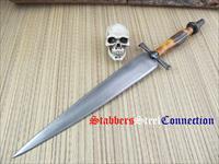 Maker Unknown Custom Handmade Dagger Set of 2 Knives & 2 Sheaths Img-3