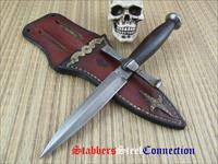Maker Unknown Custom Handmade Dagger Set of 2 Knives & 2 Sheaths Img-4