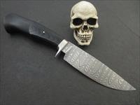 Mozolic Knives Custom Damascus EDC / fighter w/ Black Micarta Img-3