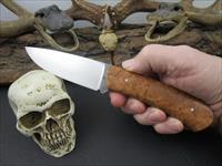 Mozolic Knives Custom Forged O1 Adler Burl Hunting / EDC Knife Img-2