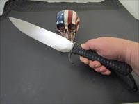 Nowicki Custom Knives / Hidden Forge, Hand Forged 1095 Japanese Wrapped Handle Fighter  Img-2