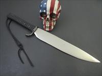 Nowicki Custom Knives / Hidden Forge, Hand Forged 1095 Japanese Wrapped Handle Fighter  Img-3