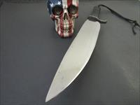Nowicki Custom Knives / Hidden Forge, Hand Forged 1095 Japanese Wrapped Handle Fighter  Img-4