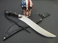 Steven Tedford Custom Knives Beautiful Recurve Fighter / Bowie