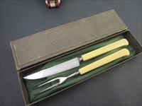 Landers Frary & Clark Aetna Works Vintage Knife and Fork set