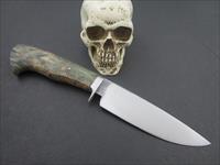 Mozolic Knives Custom Handmade Hand Forged Adler Burl Fighter, Hunting / EDC Knife Img-3