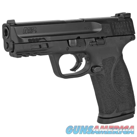 Smith & Wesson, M&P 2.0, Semi-automatic Pistol, Striker Fired, Full Size, 9MM, 4.25" Barrel, Polymer Frame, Black, Fixed Sights, 17Rd, 2 Magazines 