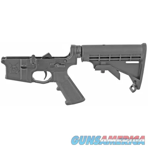 KE Arms, Complete Lower Receiver, Semi-automatic, 223 Rem/556NATO, A2 Pistol Grip, Mil-Spec 6 Position Stock, Black