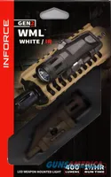 Inforce W-05-2 WML White/IR Gen2 Rifle White LED 400 Lumens/100mW Black Polymer