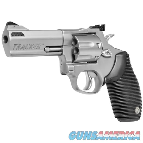 Taurus 2-440049TKR Tracker Model 44, 44 Mag with 4" Ported Barrel, 5rd, Matte Finish Stainless Steel