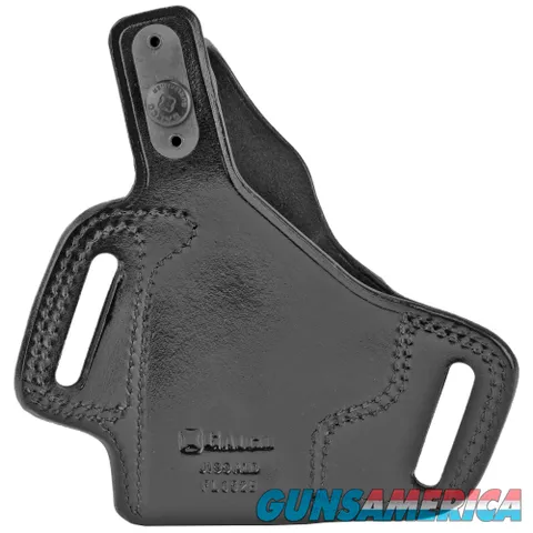 Galco FL266RB Fletch High Ride Belt Holster, Steerhide Black - fits most 1911s with 4 Barrel, Right Draw Img-3