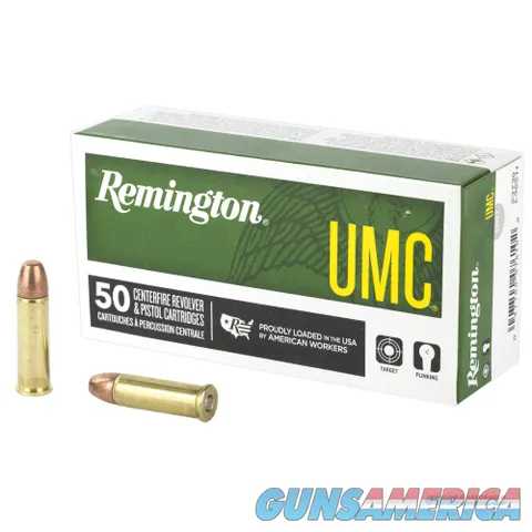 Remington Ammunition 23730 UMC 38 Special 130 gr 800 fps Full Metal Jacket (FMJ) 50 Round Box