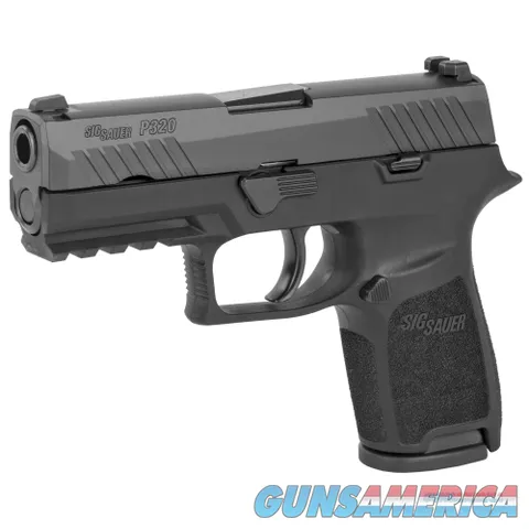 Sig Sauer 320C9B P320 Compact 9mm Luger 3.90" 15+1 Black Nitron Stainless Steel Black Polymer Grip