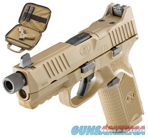 FN 509 Tactical 9mm 4.5" 17+1/24+1 Flat Dark Earth - New in Case!