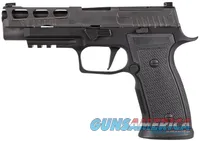 Sig P320 AXG Pro, 9mm, 4.7" Barrel, Hogue G10 Grips, Back Nitron, Optic Ready Pro Cut Slide, X-Ray 3 Night Sights, 17Rd