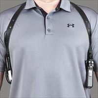 Galco MC224B Miami Classic Shoulder Holster System, Black – fits Glock, Right Draw