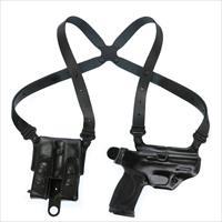 Galco MC224B Miami Classic Shoulder Holster System, Black – fits Glock, Right Draw