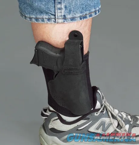 Galco AL226B Ankle Lite Ankle Holster – fits Glock 19/23/32 - FN FNS 9/40, Right Draw