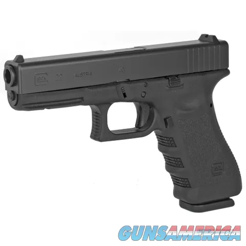 Glock PI2250203 G22 Gen 3 40 S&W 4.49" 15+1 Black Steel Slide Black Polymer Grip Fixed Sights
