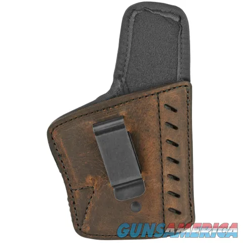 Versacarry CFE2111-1 Comfort Flex Essential IWB Holster, Brown, Right Draw - Size 1 - Most Double Stack Semi Autos