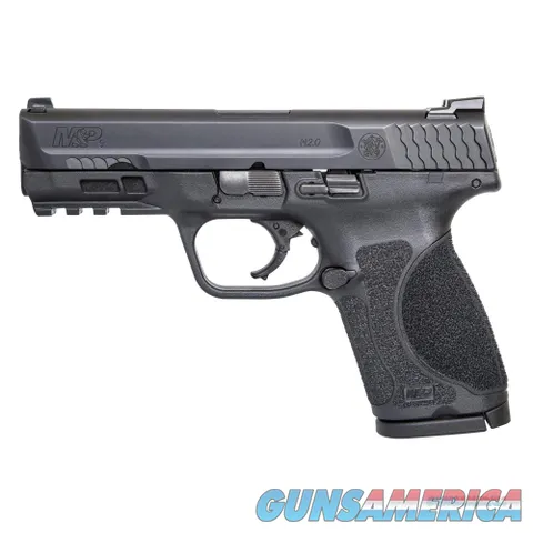 Smith & Wesson 11683 M&P 9 M2.0 Compact 9mm Luger 4" 15+1 Black Armornite Stainless Steel, Interchangeable Backstrap Grip