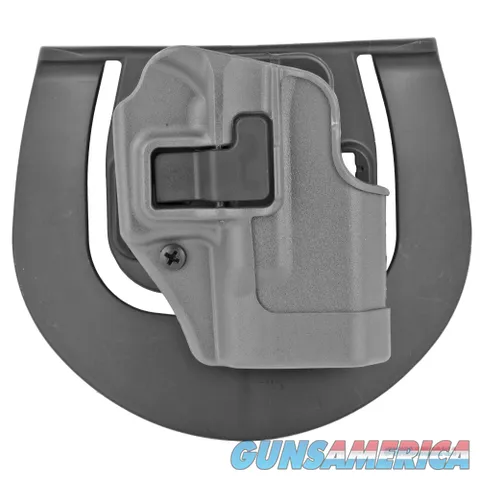 BlackHawk SERPA CQC Sportster Paddle Holster – Gun Metal Gray, Right Draw – fits Glock 26/27/33