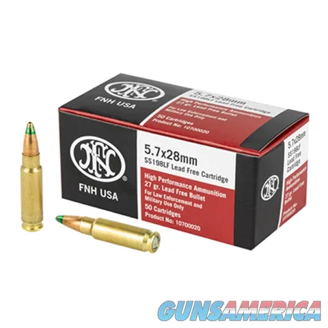 FN FN SS189LF 5.7x28 27GR JHP 50RDS