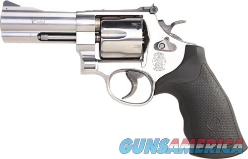 Smith & Wesson S&W 610 .10MM 4" AS 6-SHOT STAINLESS STEEL RUBBER