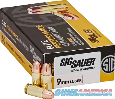 Sig Sauer Elite Ball FMJ E9MMB2-50