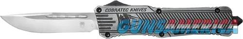 CobraTec Knives COBRATEC MEDIUM CTK1 OTF STONEWASH 3" DAGGER NON SRRTD