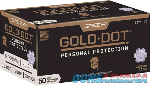 Speer Ammo SPR GOLDDOT 5.7X28MM 40GR GDHP