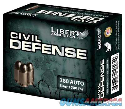 Liberty Ammunition Civil Defense 380 Auto LA-CD-380-023