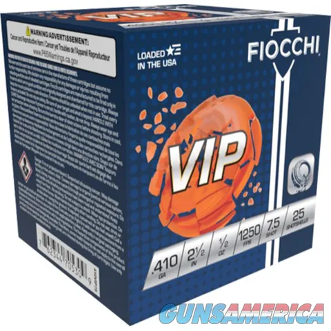 Fiocchi Exacta High Antimony Lead 410VIP75