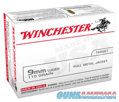 Winchester Repeating Arms Best Value FMJ Value Pack USA9MMVP