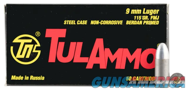 Tulammo Centerfire Handgun FMJ TA919150