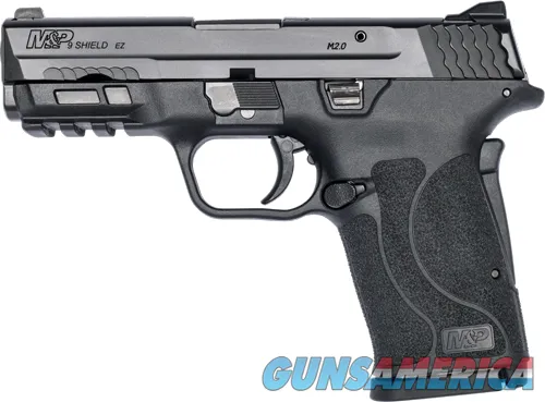 Smith & Wesson S&W SHIELD M2.0 M&P 9MM EZ BLACKENED SS/BLK NO SAFETY