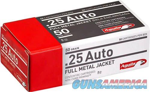 Aguila 25 ACP FMJ 1E252110