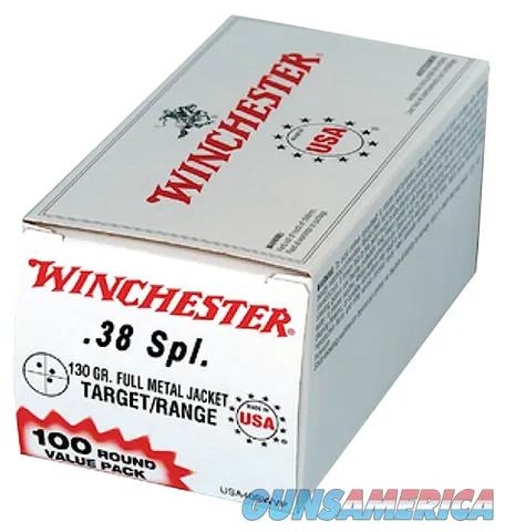 Winchester Repeating Arms Best Value FMJ Value Pack USA38SPVP