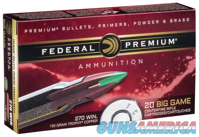 Federal Premium Medium Game P270TC1