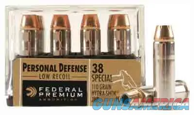 Federal Premium Personal Defense Low Recoil PD38HS3H