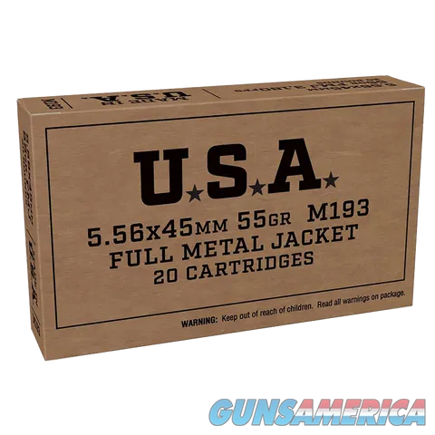 Winchester WINCHESTER 5.56 M193 55GR FMJ 20/BOX