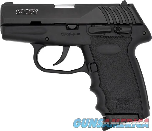 SCCY SCY CPX-4 CB 380 DAO BLK 10R