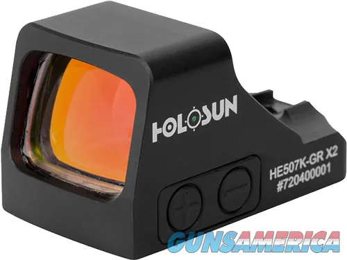 Holosun Holosun Technologies 507K-X2, Green Dot, 32 MOA Ring &amp; 2 MOA Dot, Black Color HE507K-GR X2