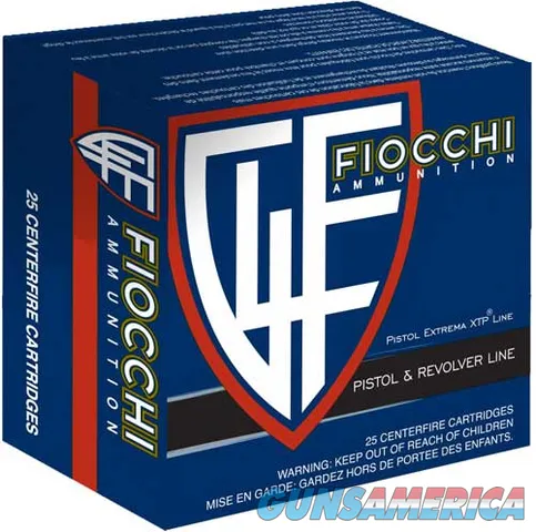 Fiocchi Extrema XTP Pistol and Revolver 9XTPC25