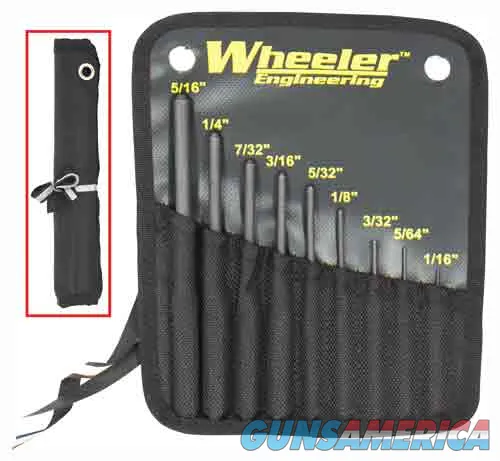 Wheeler Roll Pin Punch Set 204513