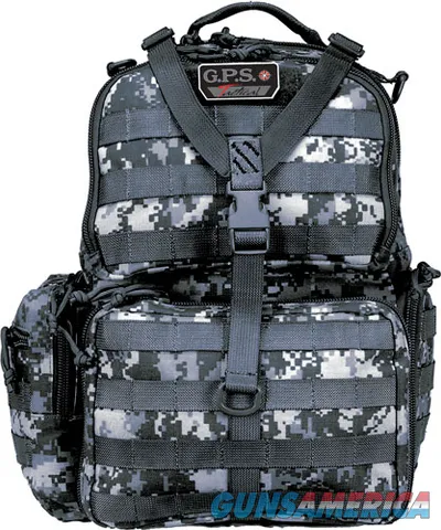 G*Outdoors GPS TACTICAL RANGE BACKPACK W/WAIST STRAP GRAY DIGITAL