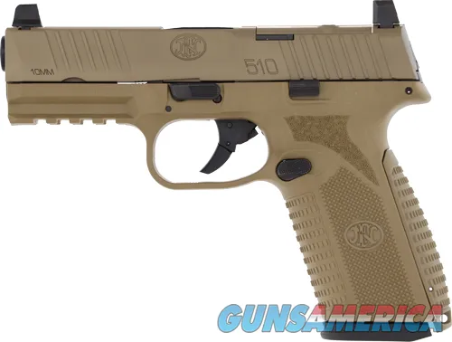 FN FN 510 MRD 10 MM NMS 2-15RD MAG FDE