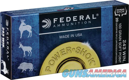 Federal Power-Shok Medium Game 243B