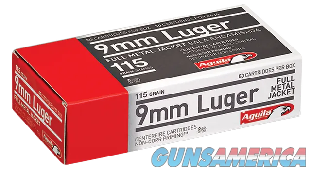 Aguila 9mm Luger FMJ 1E097704