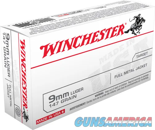 Winchester Repeating Arms Best Value FMJ USA9MM1